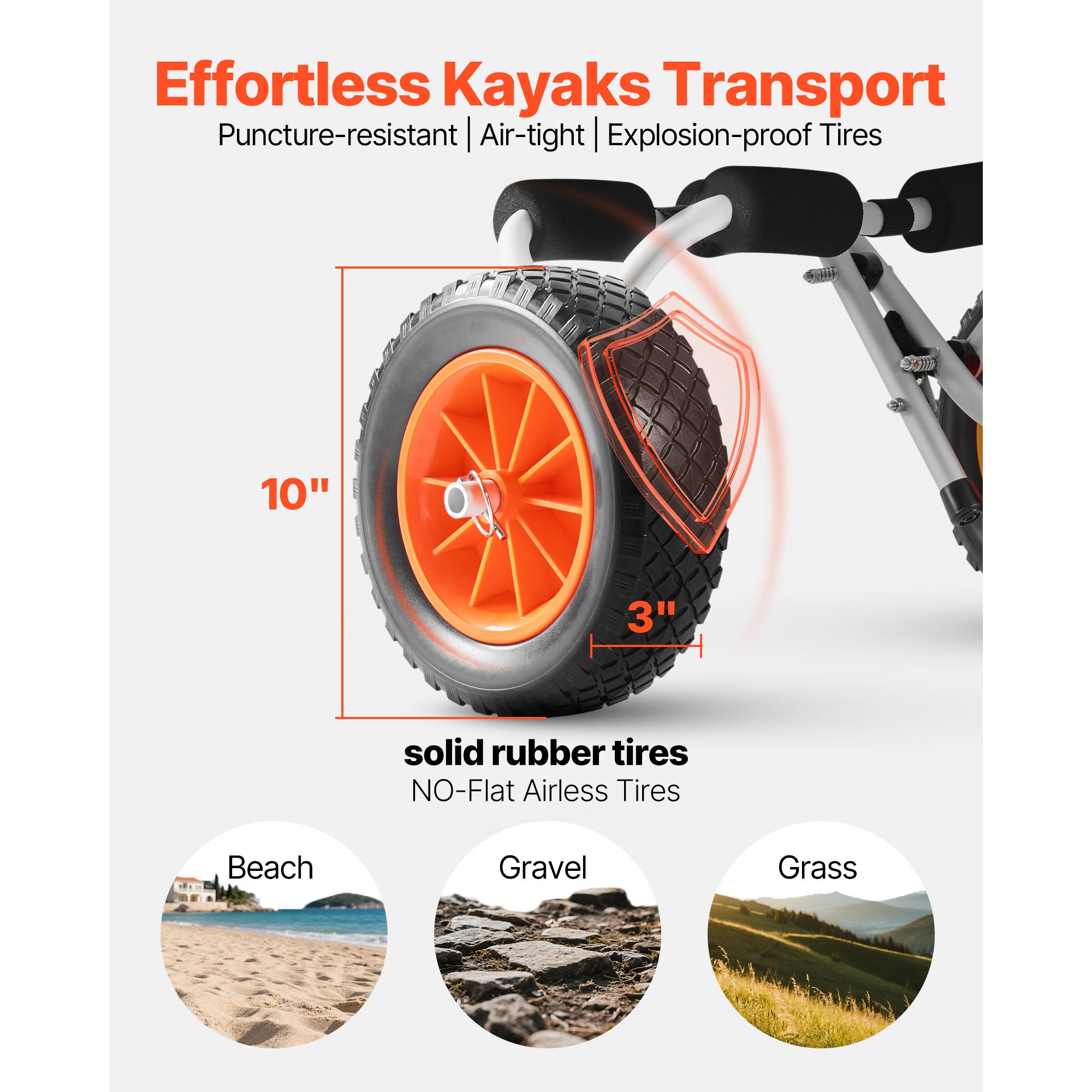 SucceBuy 200 lbs Kayak Cart Fo - Fishing Kayak Cart 评论和价格