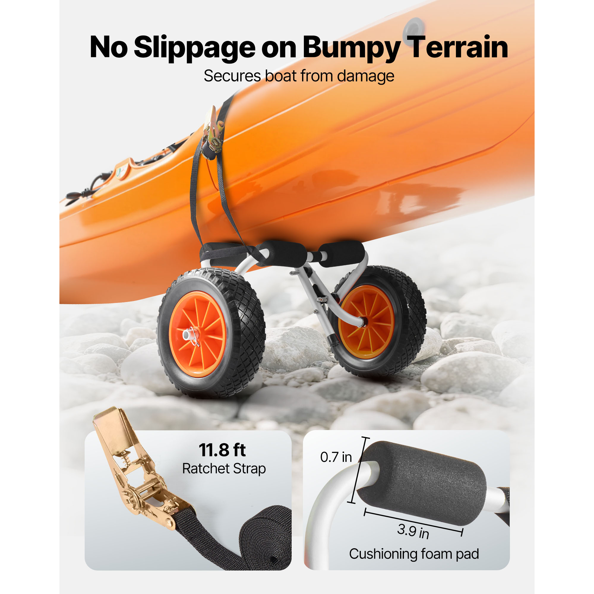 SucceBuy 200 lbs Kayak Cart Fo - Fishing Kayak Cart 评论和价格
